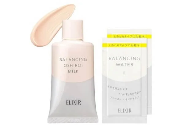 Kem chống nắng của Nhật Bản Elixir Reflet Balancing Oshiroi Milk