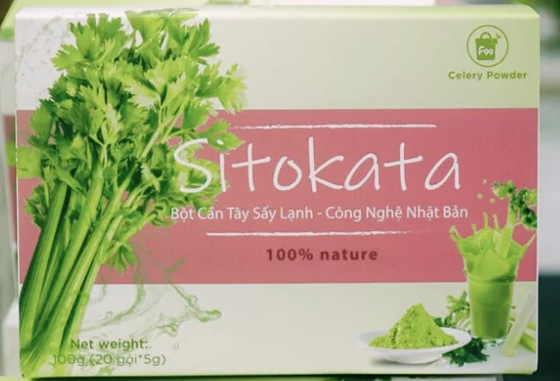 Bột cần tây Sitokata của nước nào, có đáng tin cậy không?