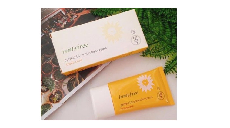 Kem chống nắng Innisfree Perfect UV Protection Cream Triple Care SPF 50+ PA++++