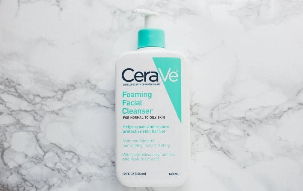 Review sữa rửa mặt Cerave Foaming Facial Cleanser cho da thường và da dầu