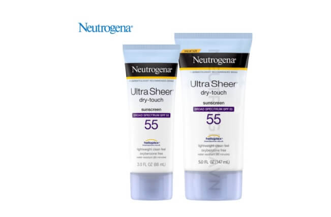 Kem chống nắng Neutrogena Ultra Sheer Dry Touch Sunscreen SPF 55