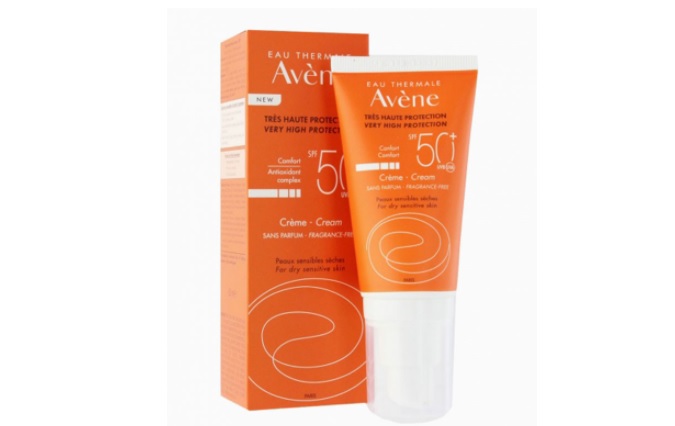 Kem chống nắng nâng tông cho da khô Avene Very High Protection Cream 