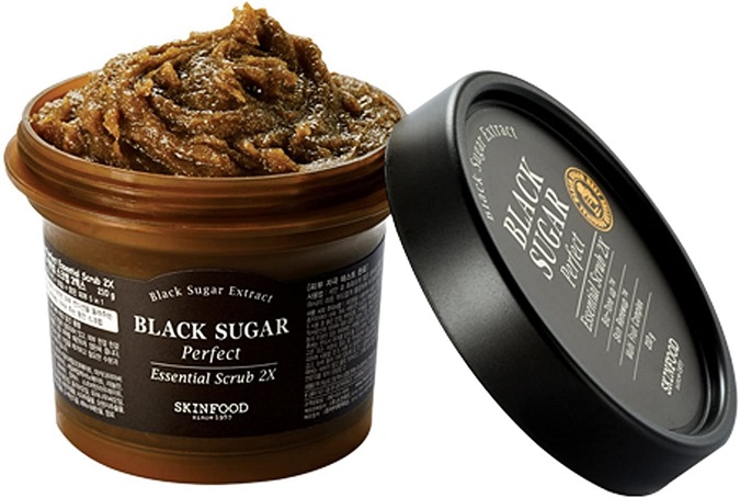 Tẩy da chết Skinfood Black Sugar Perfect Essential Scrub 2X 