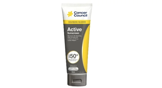 Kem chống nắng Cancer Council Active Dry Touch SPF 50+/ PA ++++